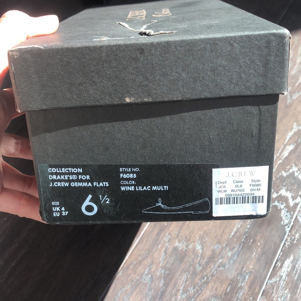 J Crew X Drake Gemma flats 6.5 - Picture 5 of 5
